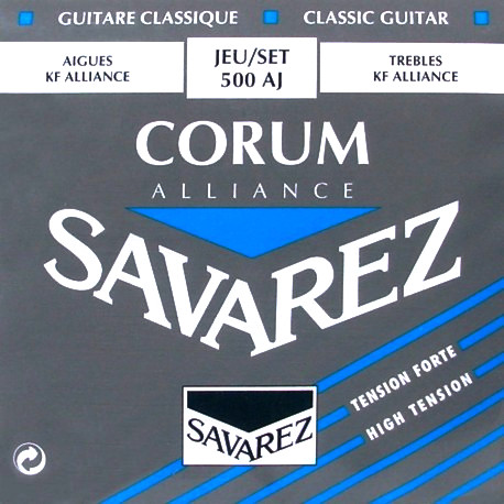 Savarez 500aj Alliance Corum Spansk Guitar-strenge  Blå