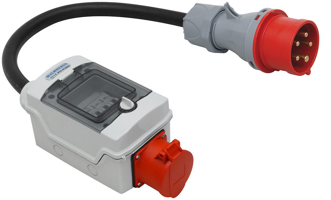 32a 16a Overgangs Adaptor Med Forsikring