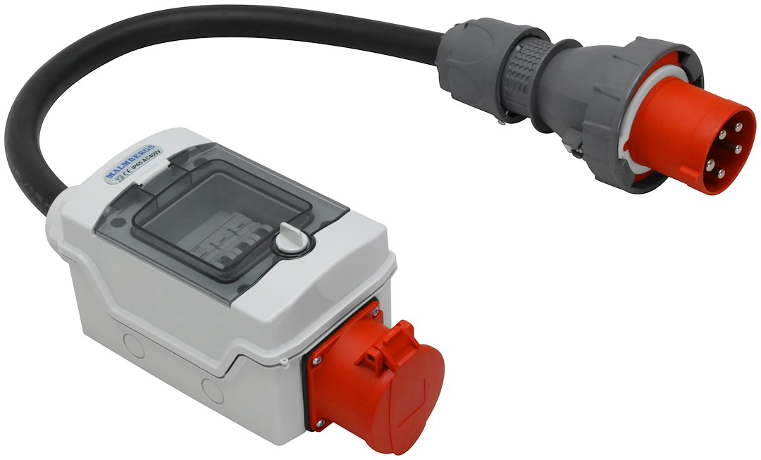 63a 32a Overgangs Adaptor Med Forsikring