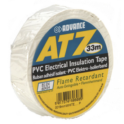 Advance At7 Pvc-tape 19mm   33m Hvid