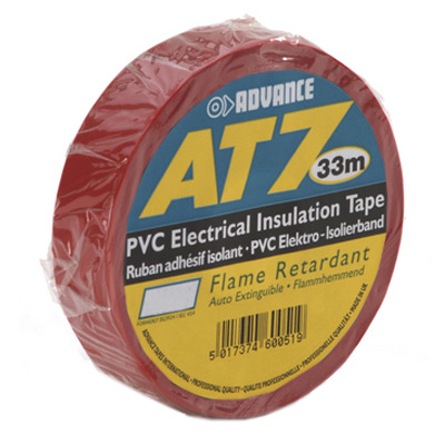 Advance At7 Pvc-tape 19mm   33m Rød