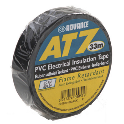 Advance At7 Pvc-tape 19mm   33m Sort