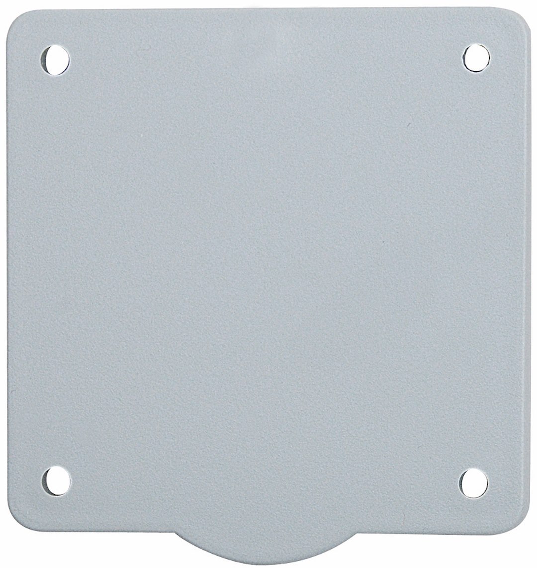 Afdækningsplade 75x75mm Til 16a Og 32a Byggestrømstavle