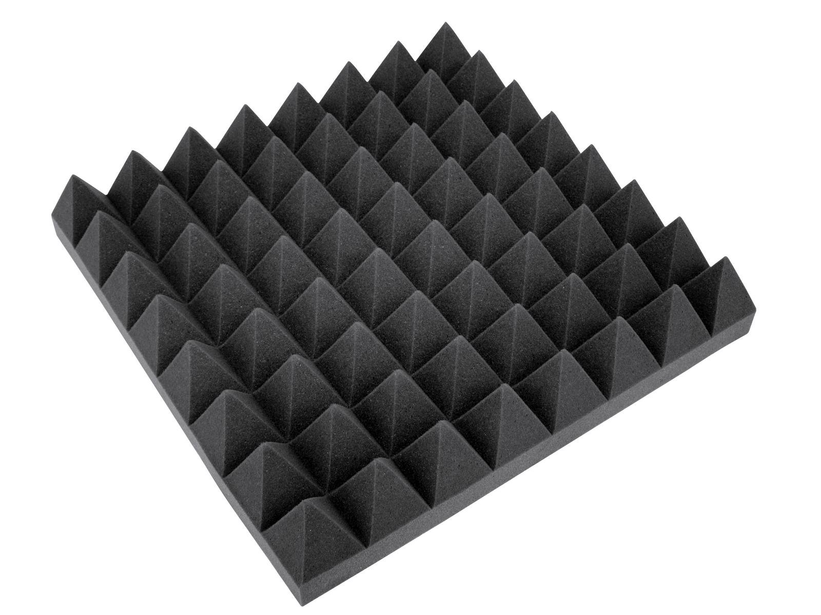 Akustik Skum  Pyramid 100mm  50x50cm