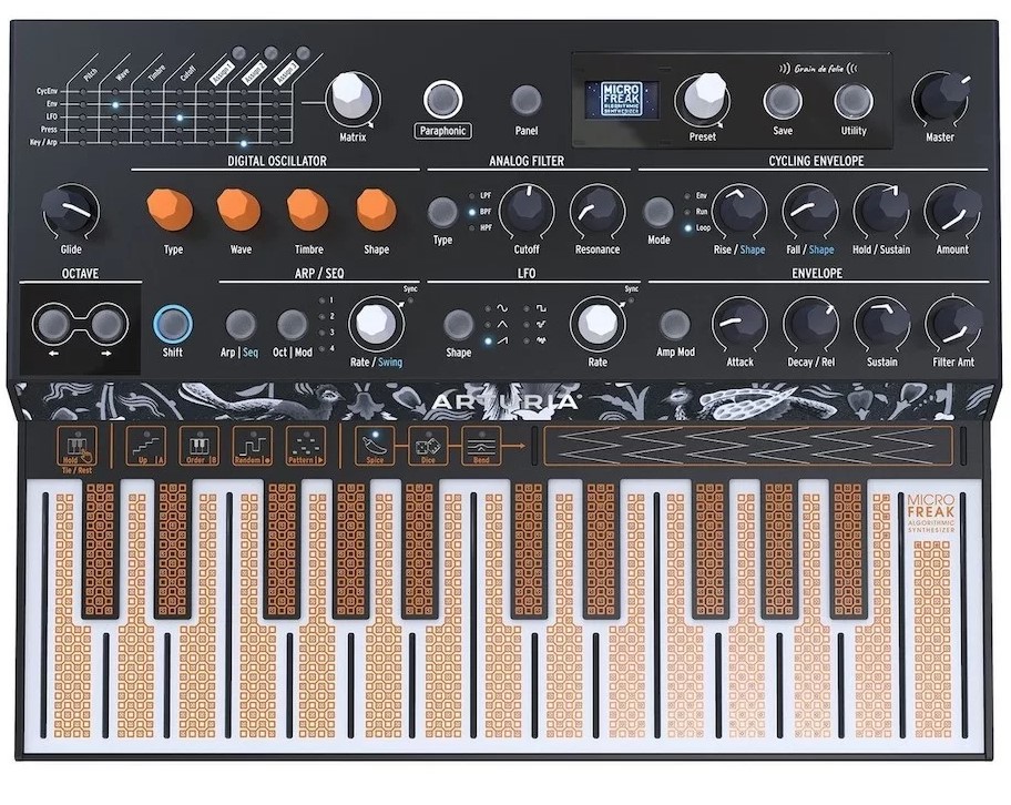 Arturia Microfreak Synthesizer Sort