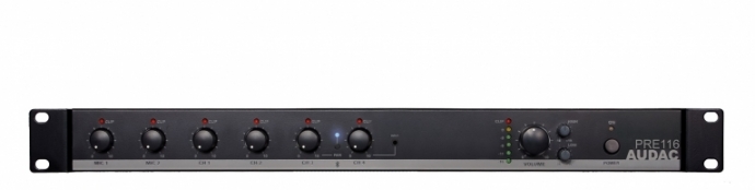 Audac Pre116 Zonemixer Med Bluetooth