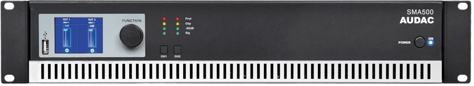 Audac Sma500 Forstærker 2x500w   Ohm
