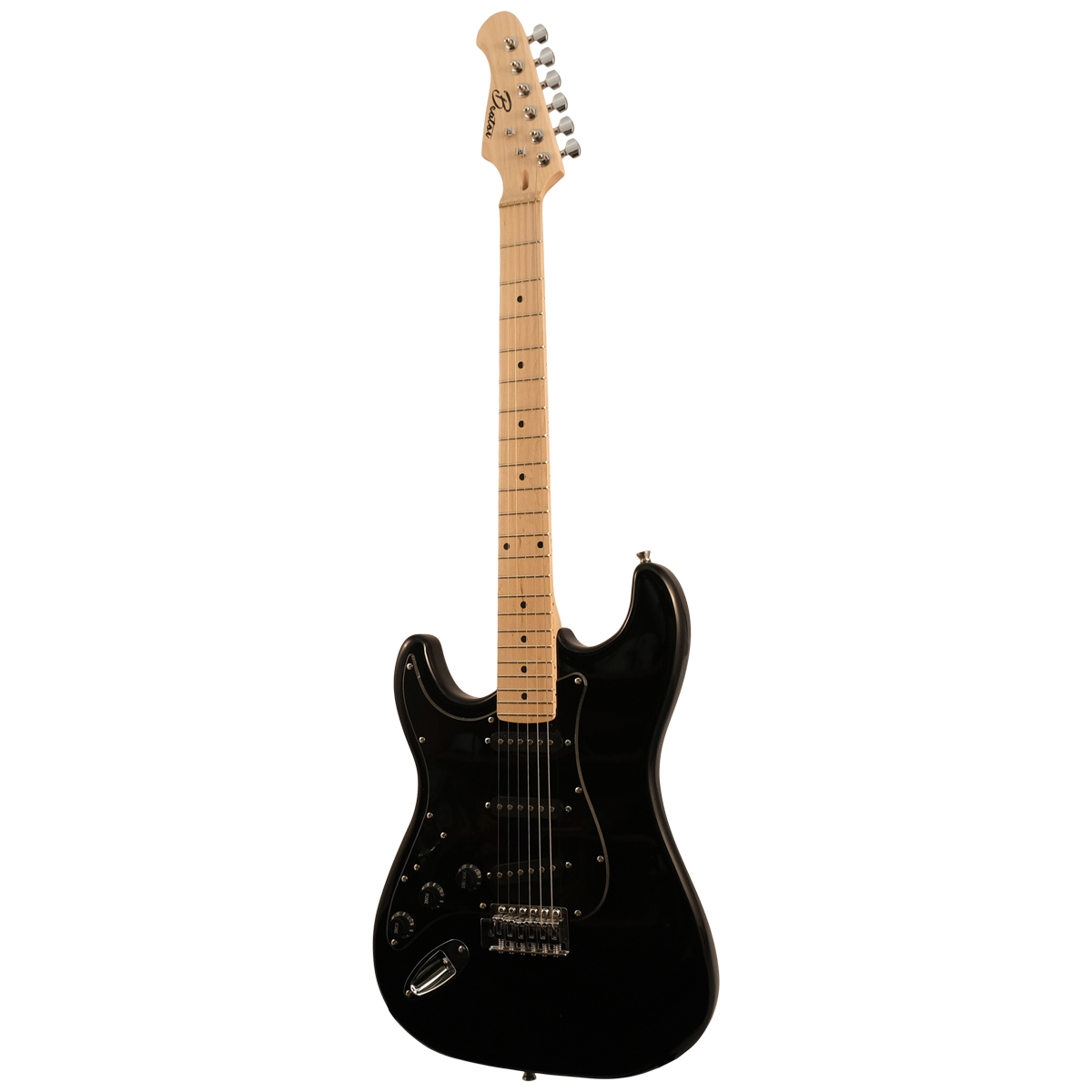 Beaton Legend Left Bk Vestrehånds-el-guitar Black