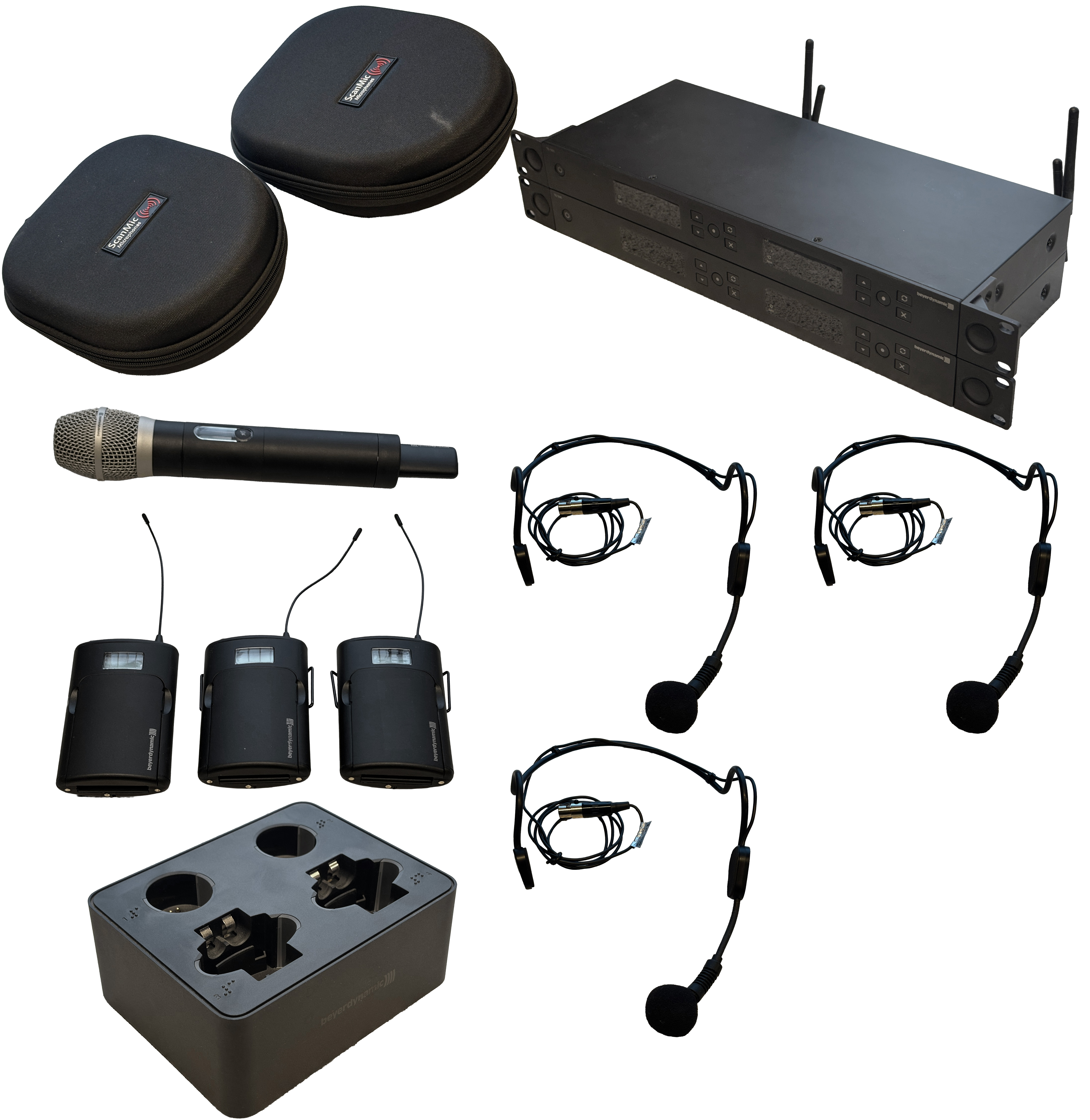 Beyerdynamic Tg500 Trådløs Mikrofon System Inkl  Ladestation Brugt