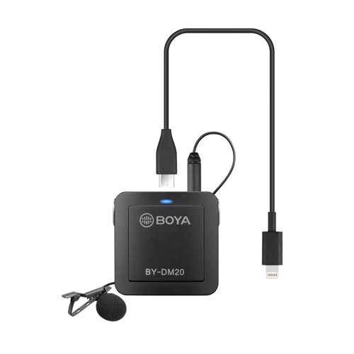 Boya Dm20 Recording Kit Med   Lavalier Mikrofoner