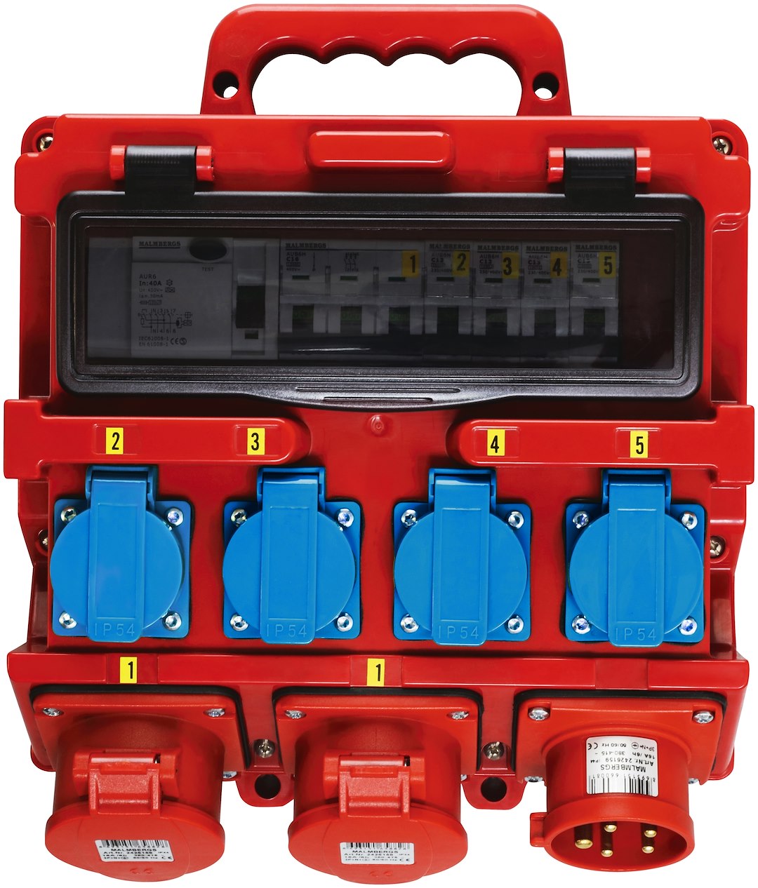 Byggestrømstavle 16a Med Dk Lille Model