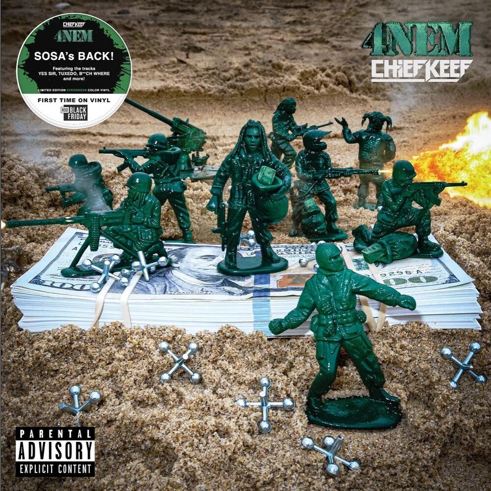 Chief Keef 4nem  Rsd Limited Edition   Green Vinyl