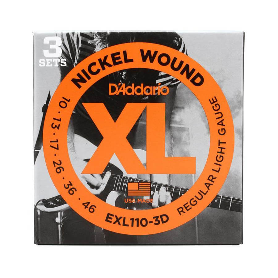 Addario   110-3d El-guitar-strenge  010-046    Sæt