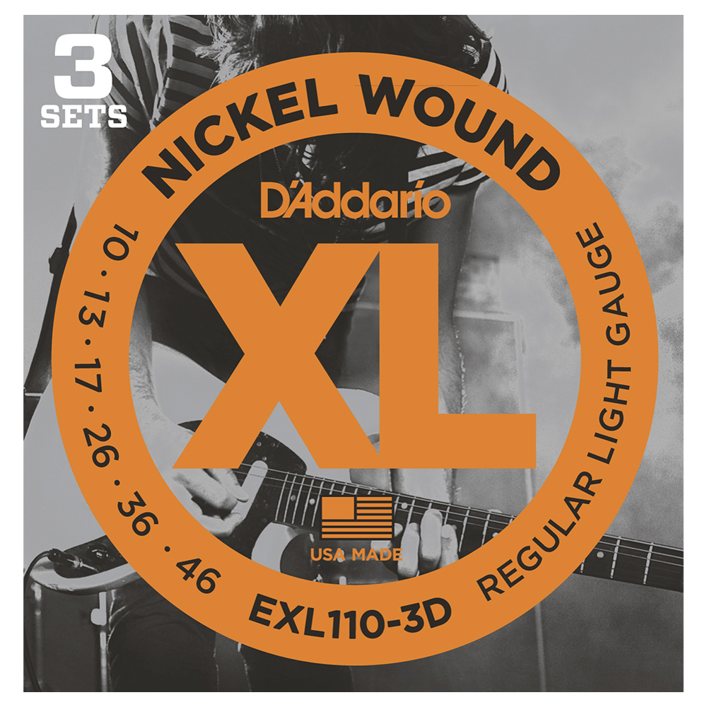 Addario   110-3d   Pack El-guitar Strenge   10   46