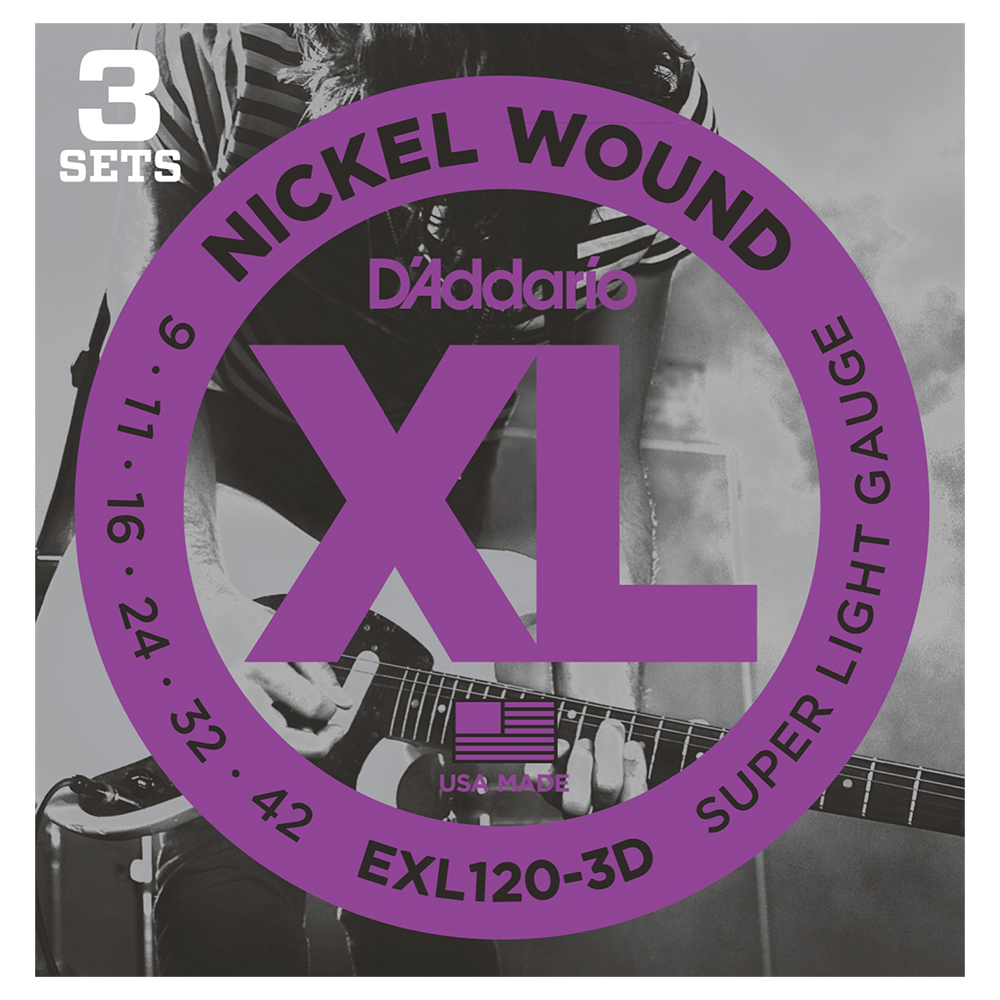 Addario   120-3d   Pack El-guitar Strenge   09   42
