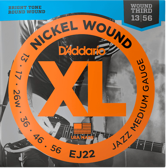 Addario Ej22 El-guitar Strenge   13   56