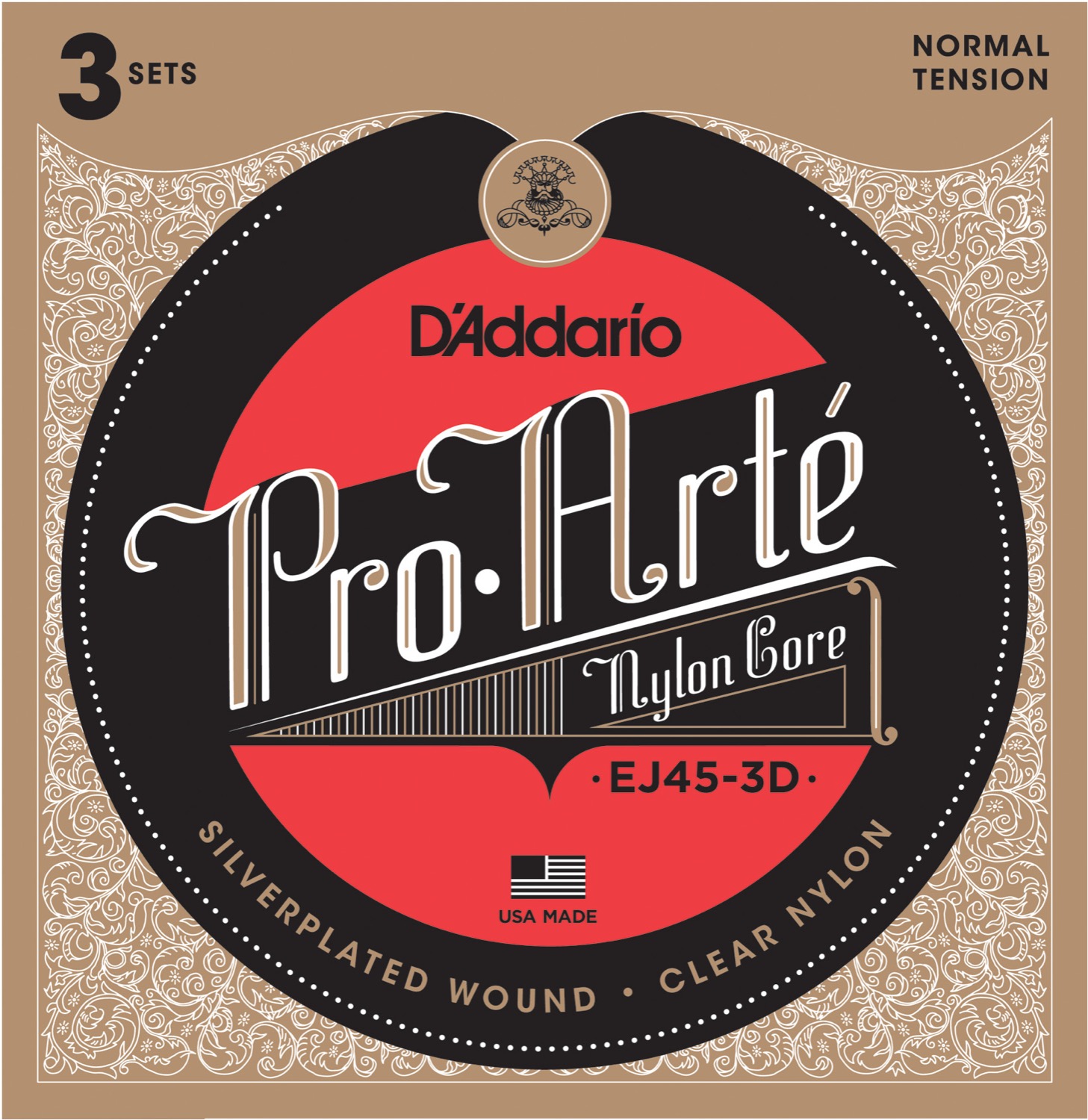 Addario Ej45 Pro Arte Normal Tension   Pack