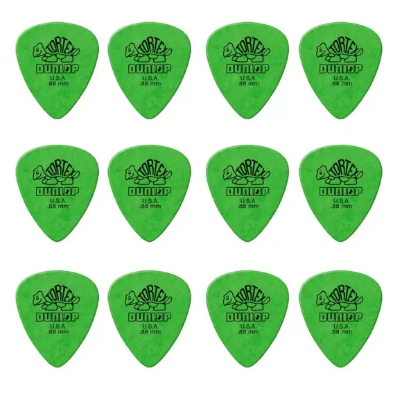 Dunlop 418p 88 Tortex Plektre 12 Stk  Pakke