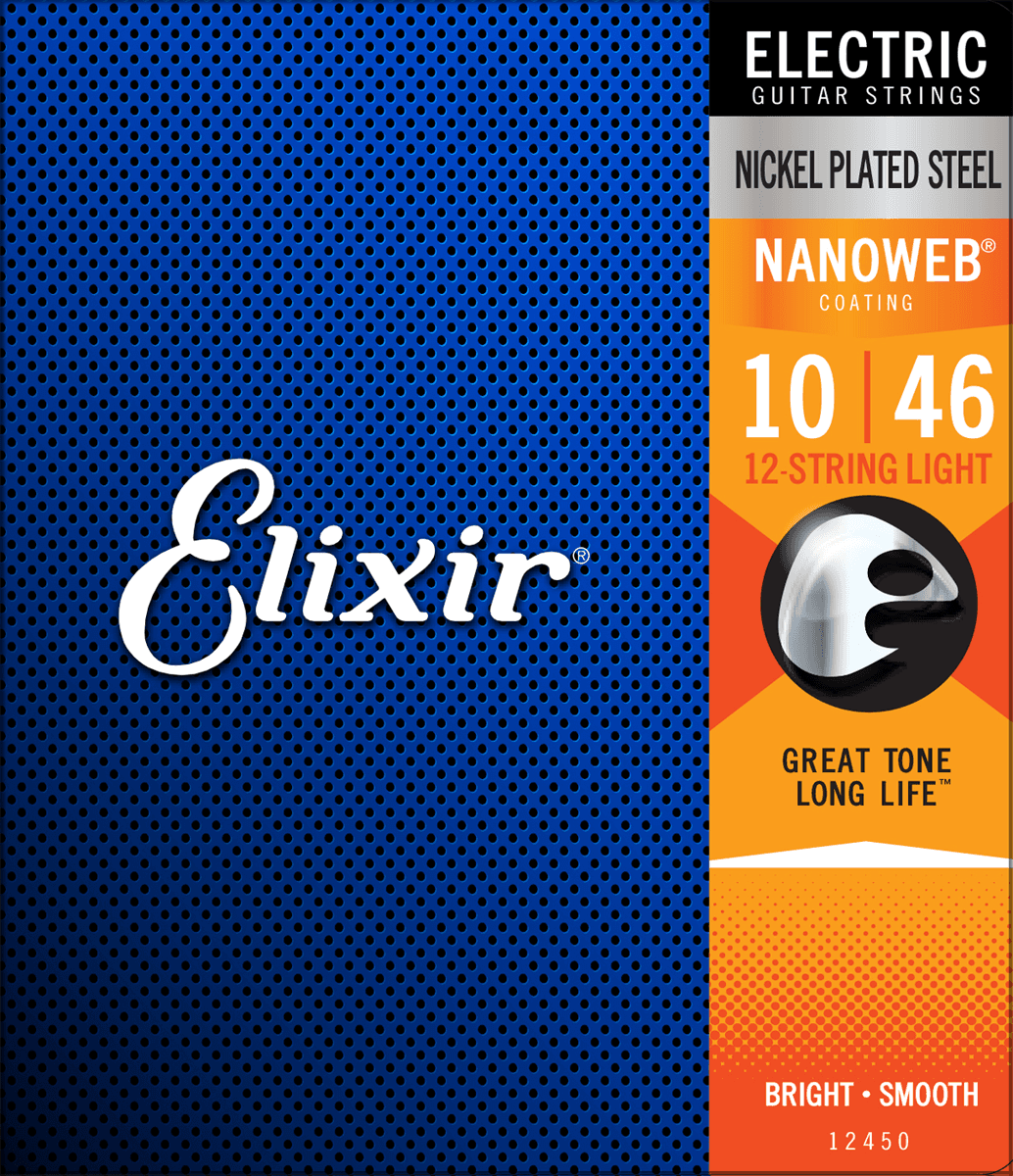 Elixir Nanoweb Electric Rl 010 046 Til 12-strenget