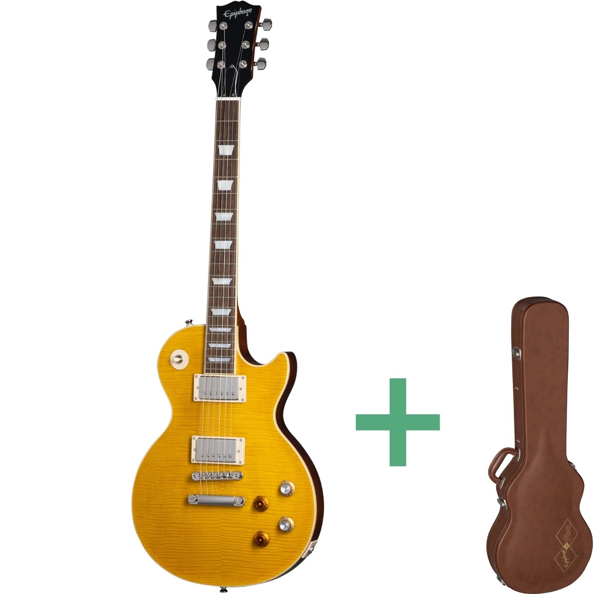 Epiphone Kirk Hammett Greeny 1959 Les Paul Standard El-guitar  -stock