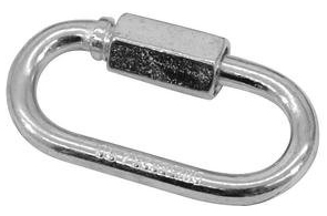Eurolite Quick Link 4mm  Max 90kg Sølv