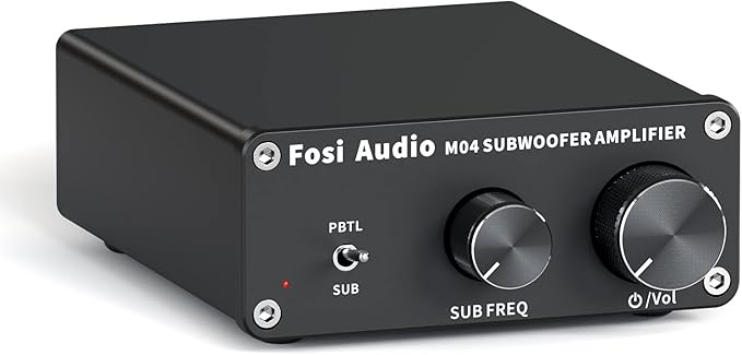 Fosi M04 Hi-fi Forstrker 100w Helt Ned Til   Ohms Belastning   Subwoofer Funktion