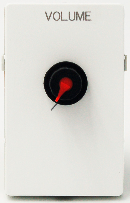 Fuga Vægudtag 06dc Volumekontrol Med Skrueterminal  Dc  Hvid