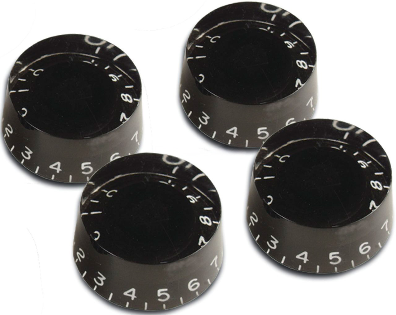 Gibson Prsk-010 Speed Knob Potmeter Knapper Til Gibson Sort   Stk
