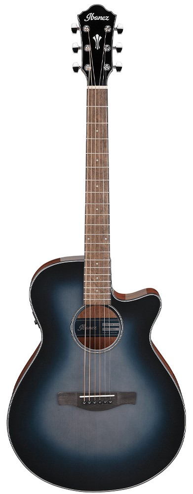 Ibanez Aeg50-ibh Western Guitar Med Pickup Indigo Blue Burst High Gloss