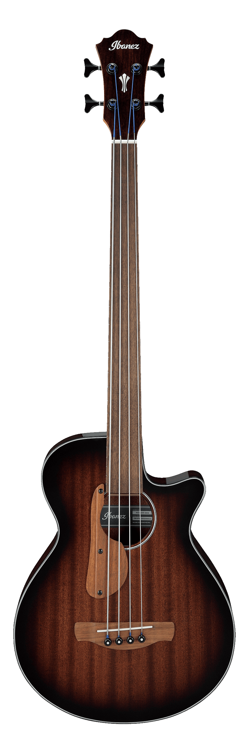 Ibanez Aegb24fe-mhs Båndløs Akustisk Bas Med Pickup