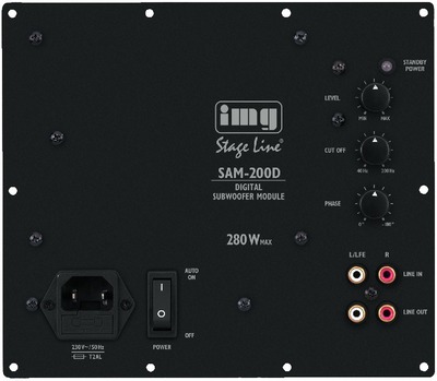 Img Stageline Sam-200d Subwoofer Forstrkermodul 280w Energieffektiv