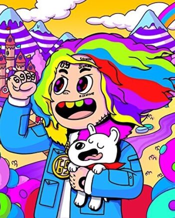 6ix9ine Day69  Regnbuefarvet Vinyl