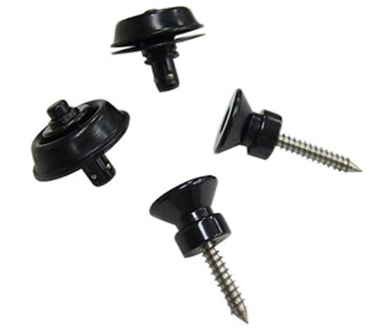 Jim Dunlop Straplok Traditional Sls1503bk Black Oxide