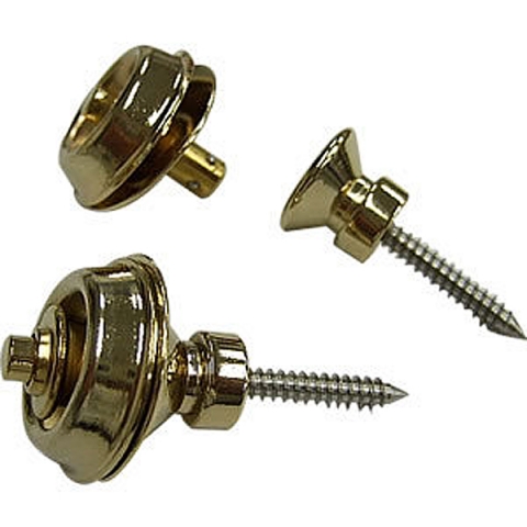 Jim Dunlop Straplok Traditional Sls1504g Gold Flash