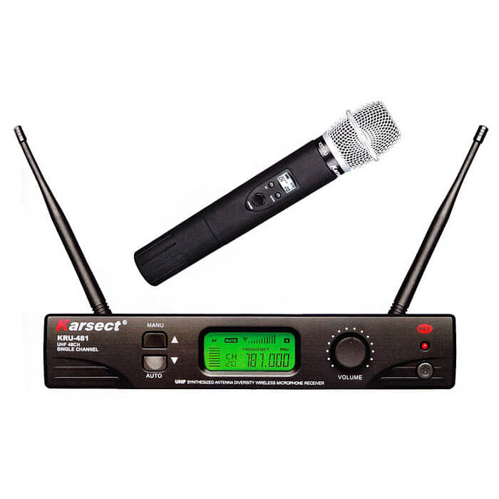 Karsect Kru-481 Kst7u Trådløst Håndholdt Mikrofon-sæt