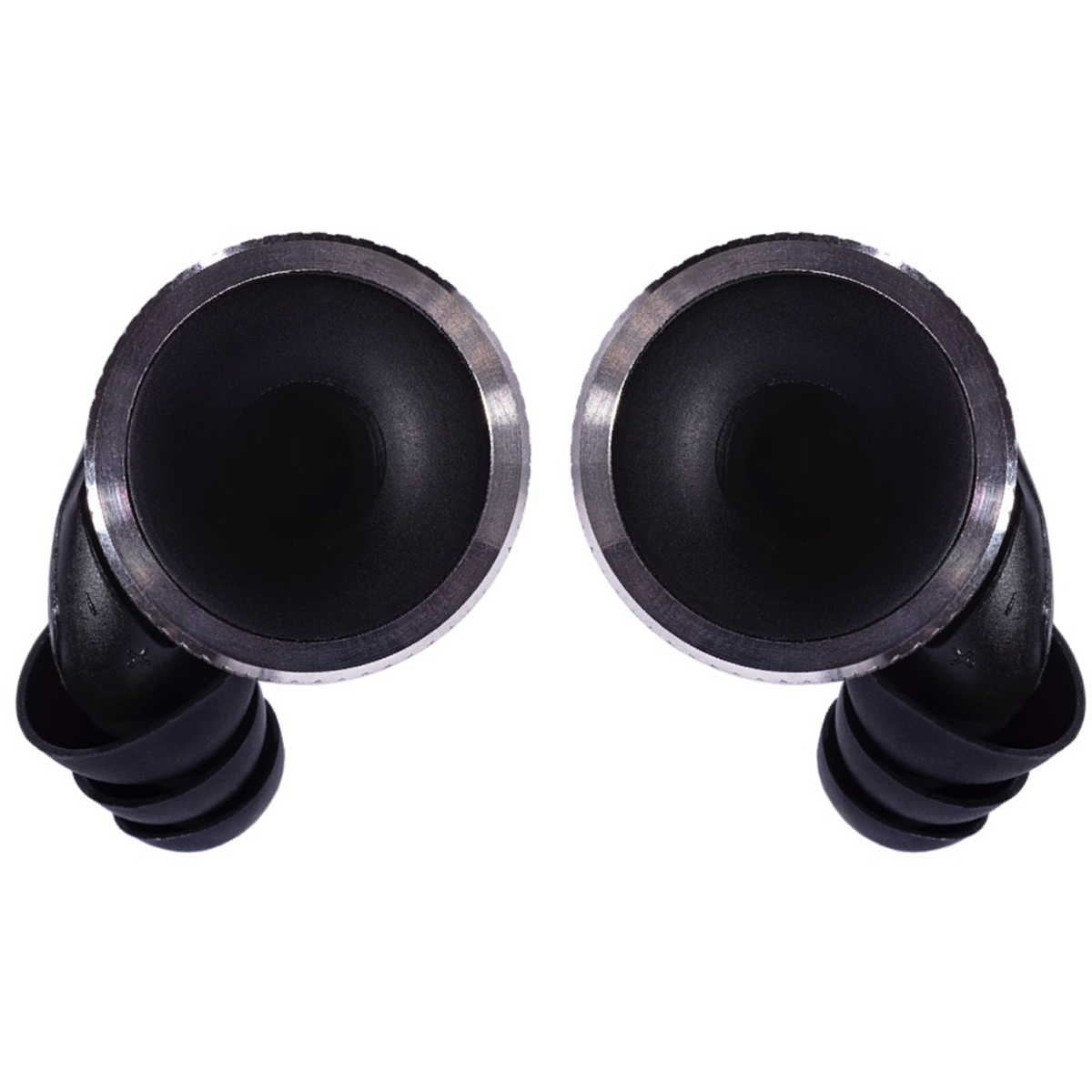 Limousine Earplugs Knops Knurled Bk ørepropper Black