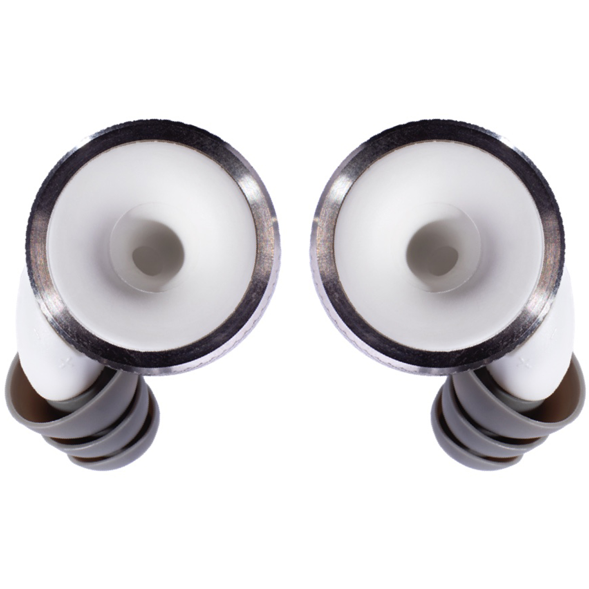 Limousine Earplugs Knops Knurled Wh ørepropper White