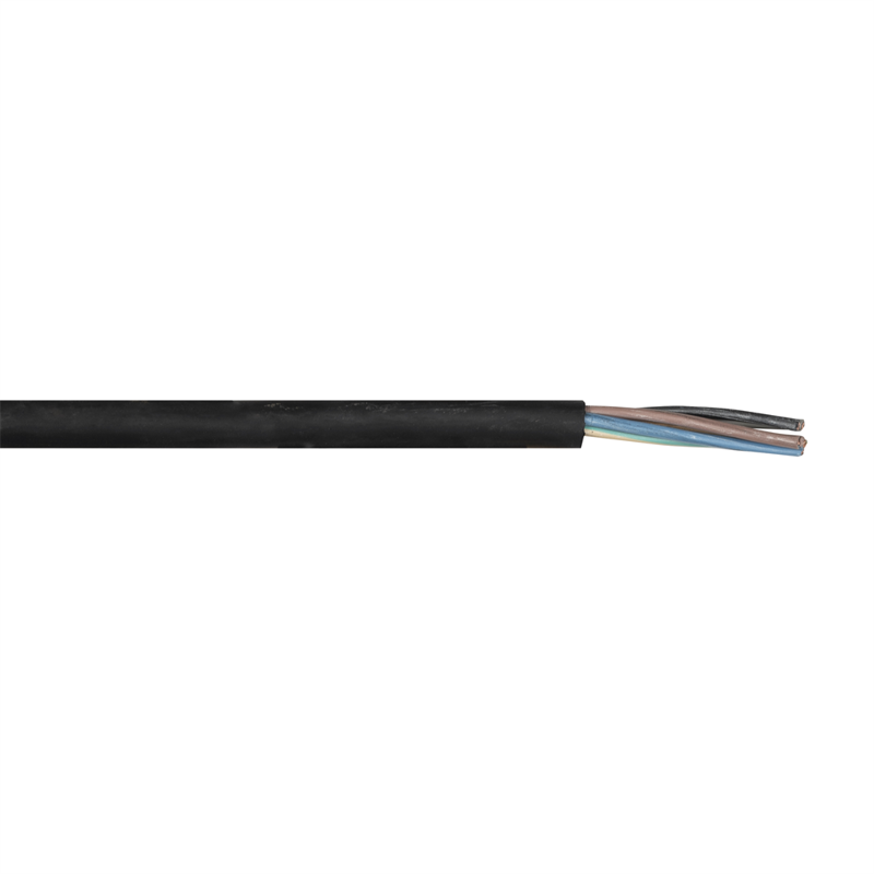Lineax Neopren Kabel  Sort Pris Pr  Meter 5x   Mm