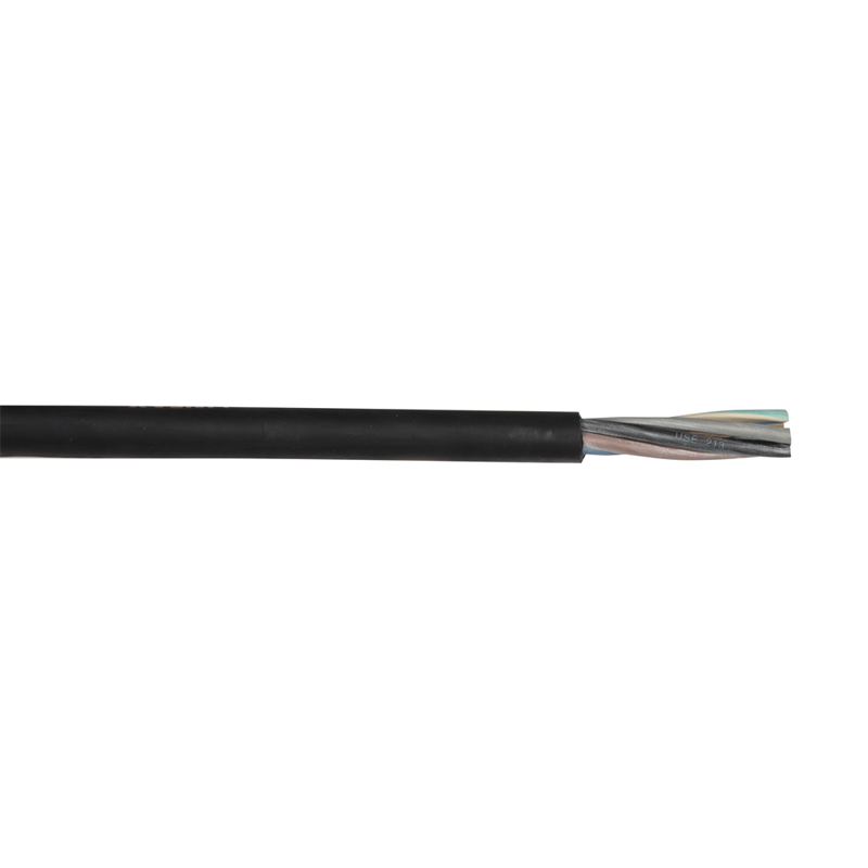 Lineax Neopren-kabel  Sort Pris Per Meter 5x   Mm