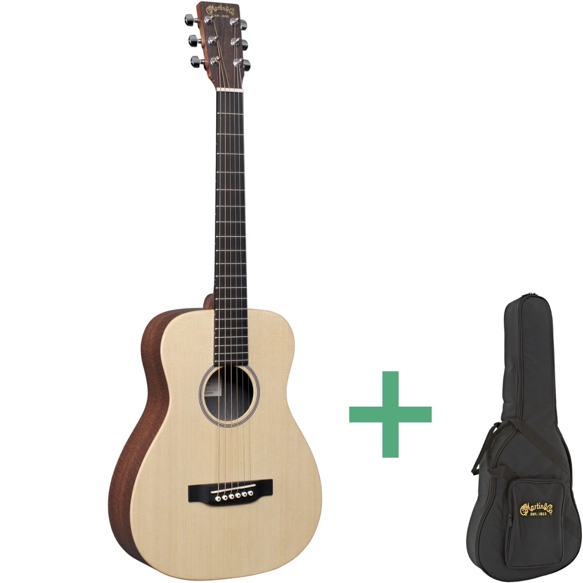 Martin Lx1 Little Martin Western-guitar Natur