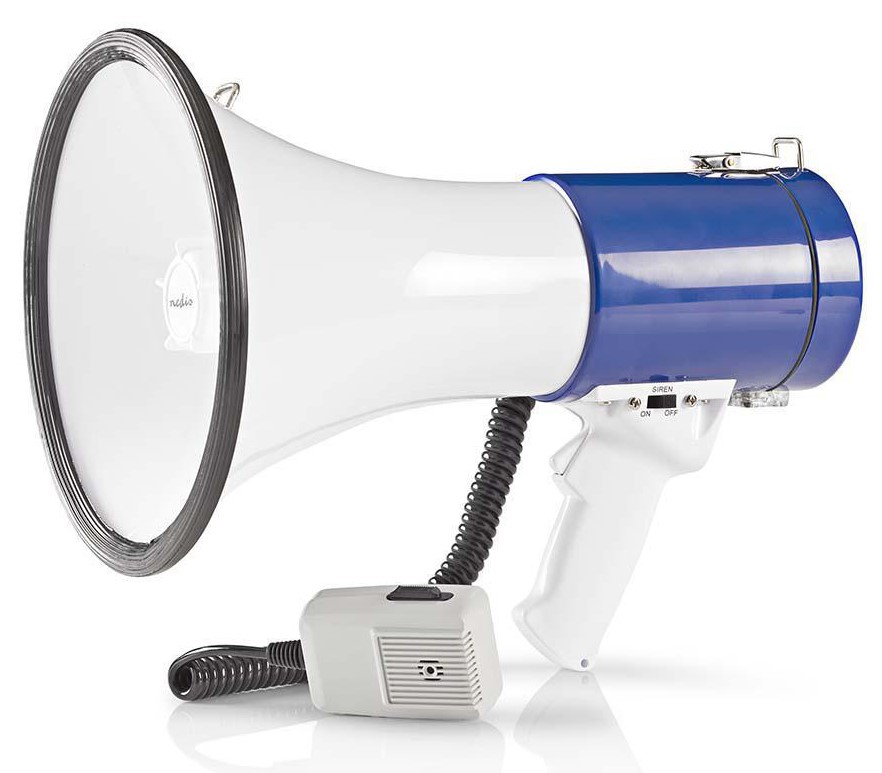 Megafon Med Aftagelig Håndmikrofon 25w