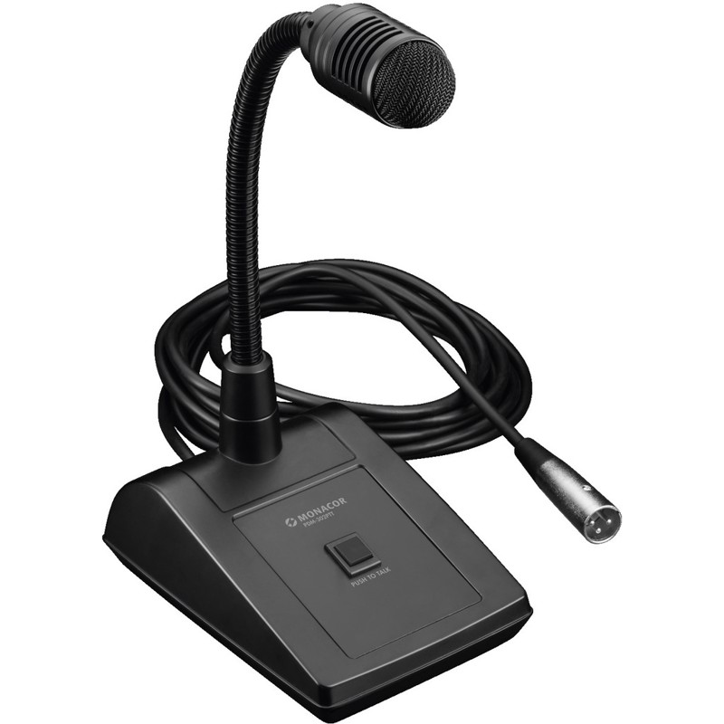 Monacor Bordmikrofon  Push-to-talk  Pdm-302ptt