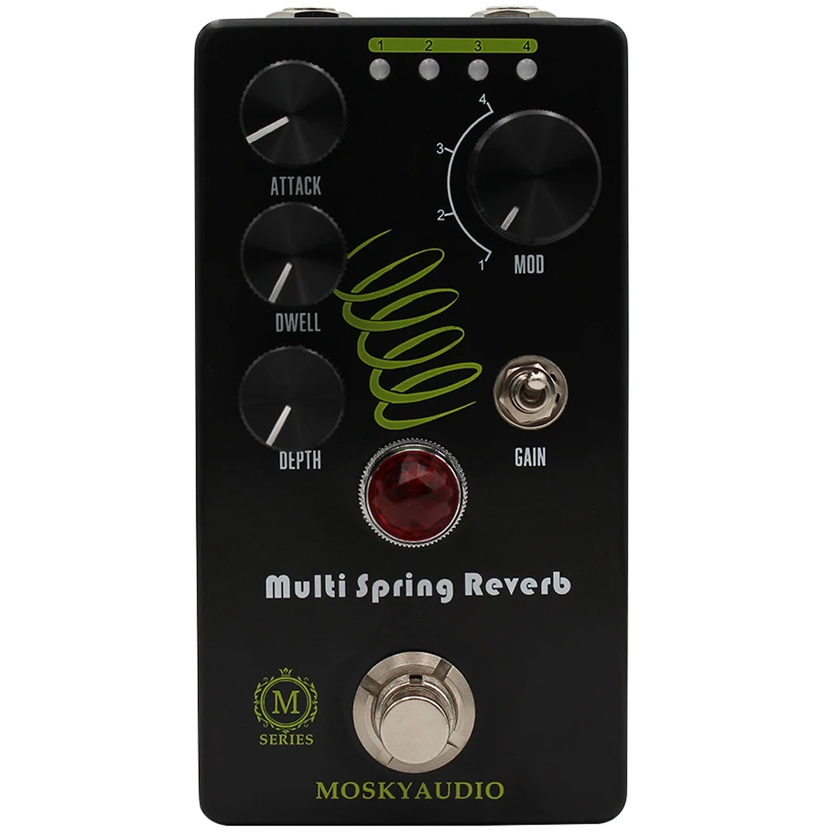 Mosky Multi Spring Reverb Guitar-effekt-pedal
