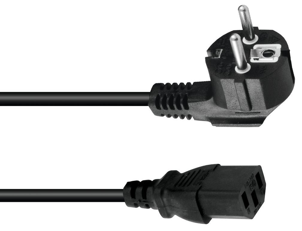 Omn Schuko Stikprop Iec Apparat Hun Kabel     Meter