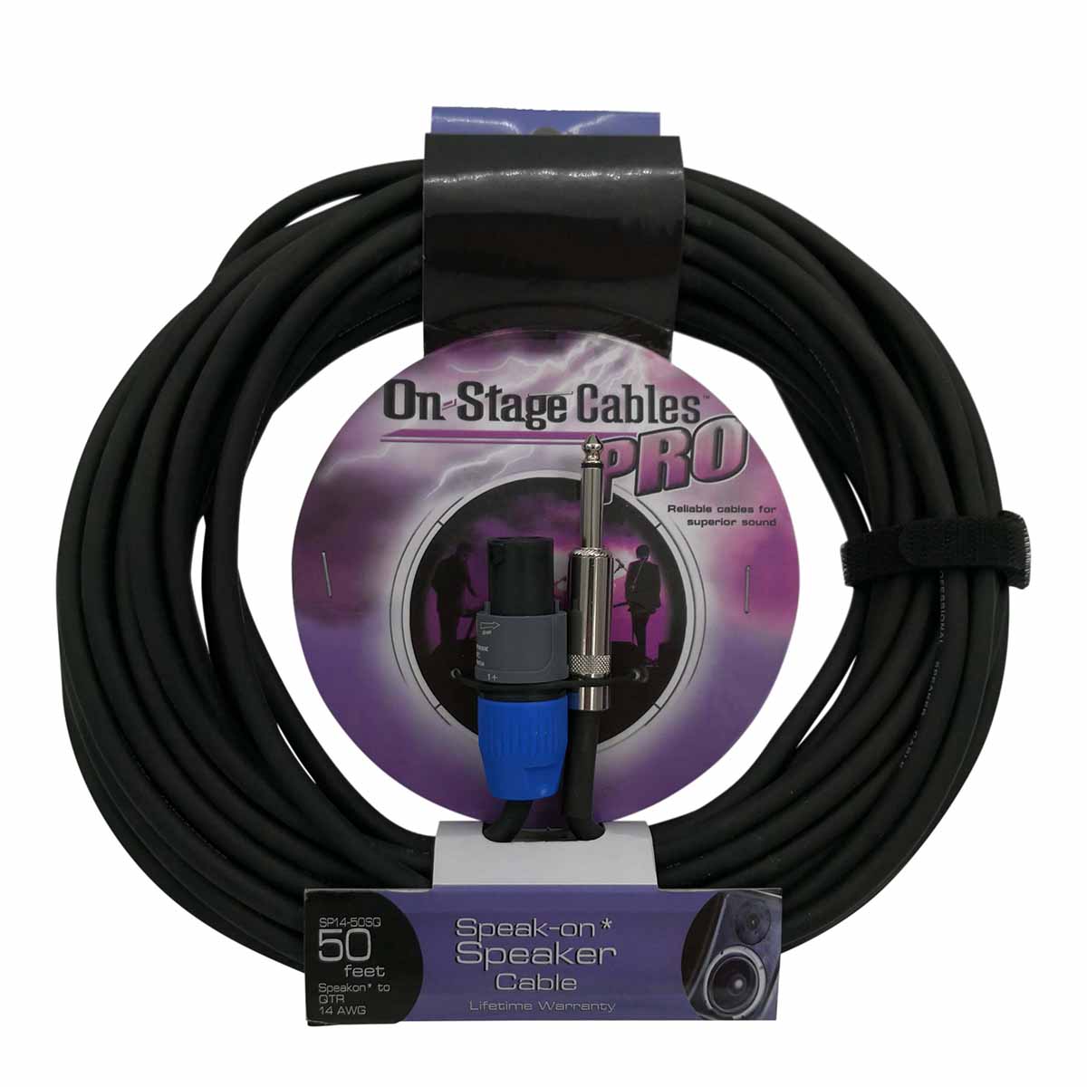 On-stage Sp14-50sq Speakon-til-jack-kabel 15 Meter