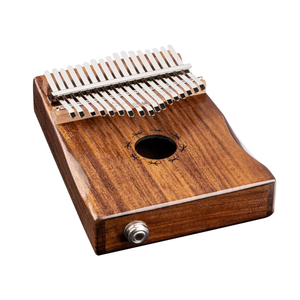 Ortega Kalimba Med Pickup   Dur 17keys Solid Acacia Træ