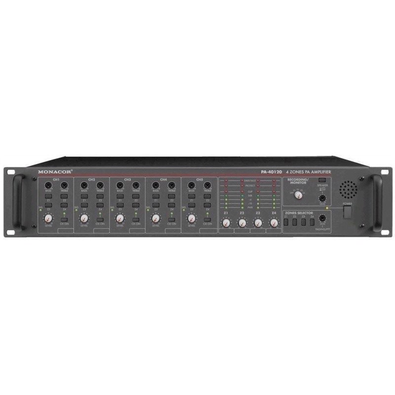 Pa-forstærker   Zoner Pa-40120 Monacor