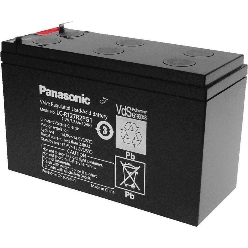 Panasonic Batteri  12 Volt      Ah