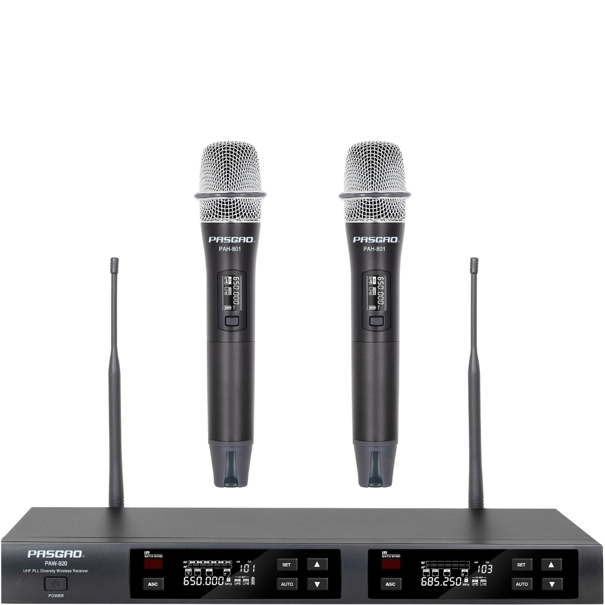 Pasgao Paw-920 Pah-801  823-832 Mhz  Trådløst Sæt