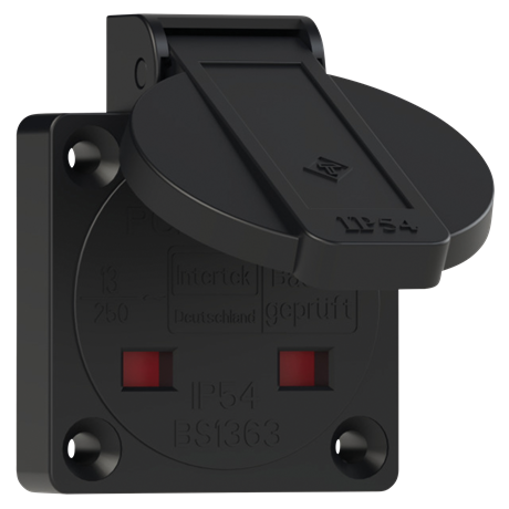 Pce Uk Chassis Connector With Cover Pce Ip54